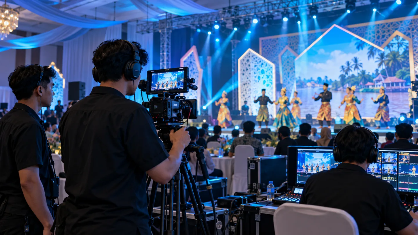 Tim media mendokumentasikan event lokal